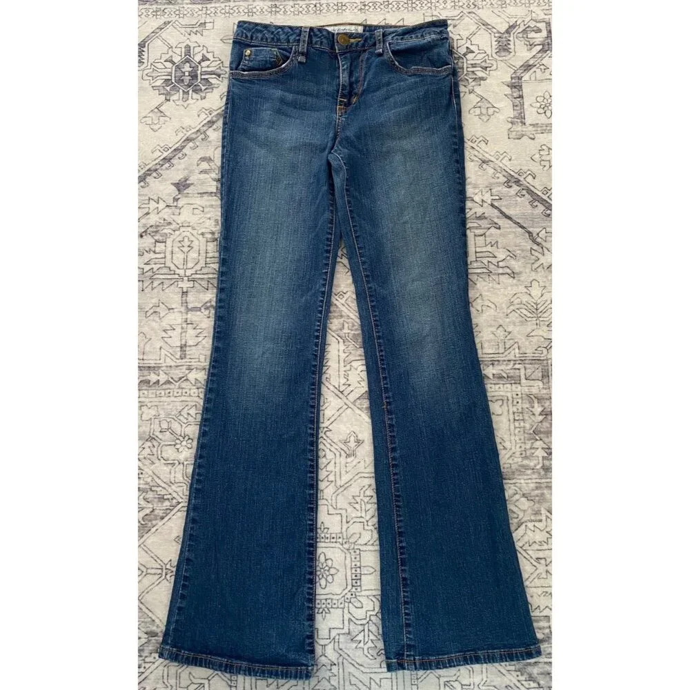 Vintage Phat Fashions Silver Label Juniors Bootcut Jeans Size 9 Tall Denim Y2K - Picture 3 of 5